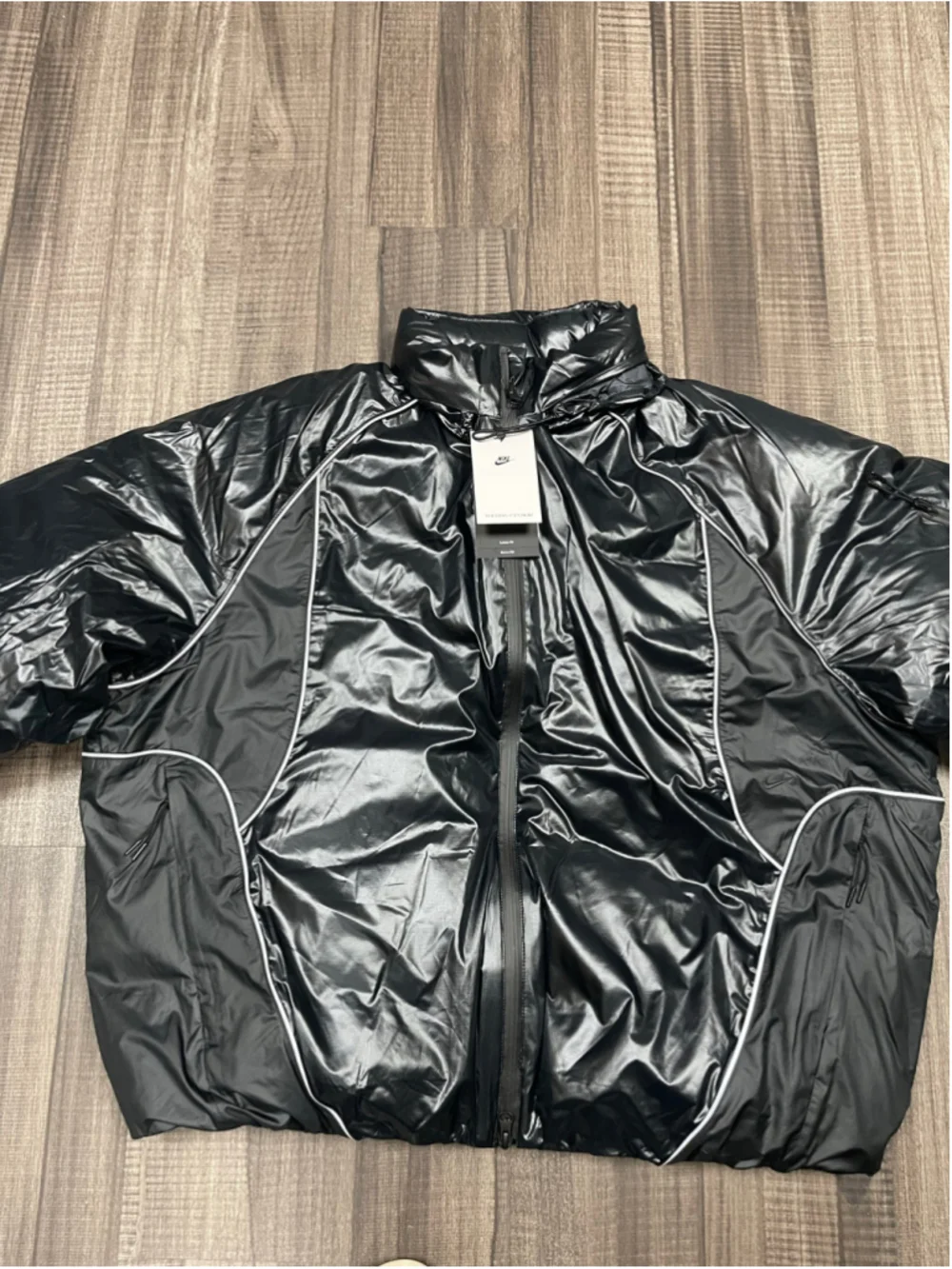 Men's Nike Puffer Jacket Black Size L